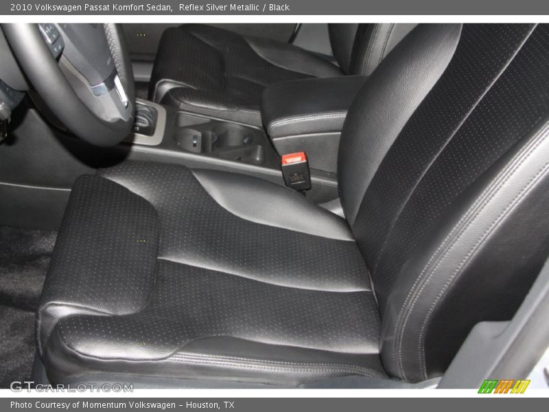 Reflex Silver Metallic / Black 2010 Volkswagen Passat Komfort Sedan