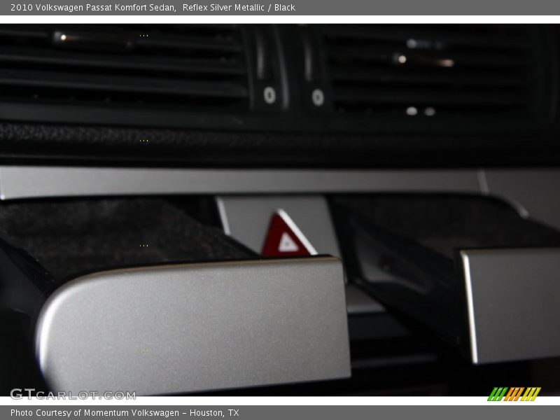 Reflex Silver Metallic / Black 2010 Volkswagen Passat Komfort Sedan