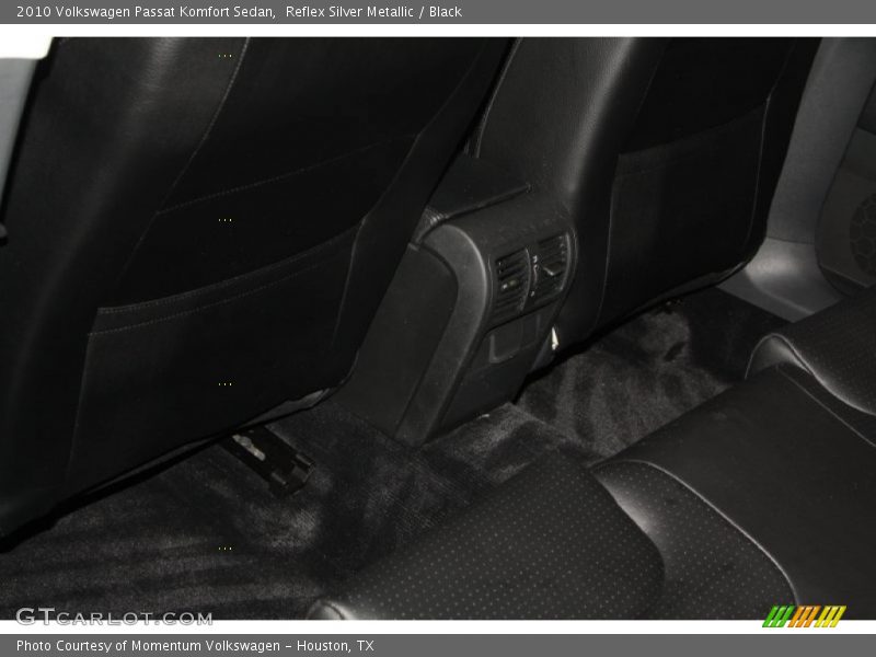 Reflex Silver Metallic / Black 2010 Volkswagen Passat Komfort Sedan