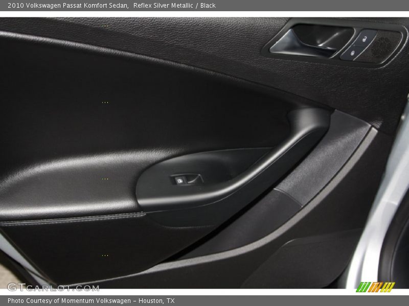 Reflex Silver Metallic / Black 2010 Volkswagen Passat Komfort Sedan