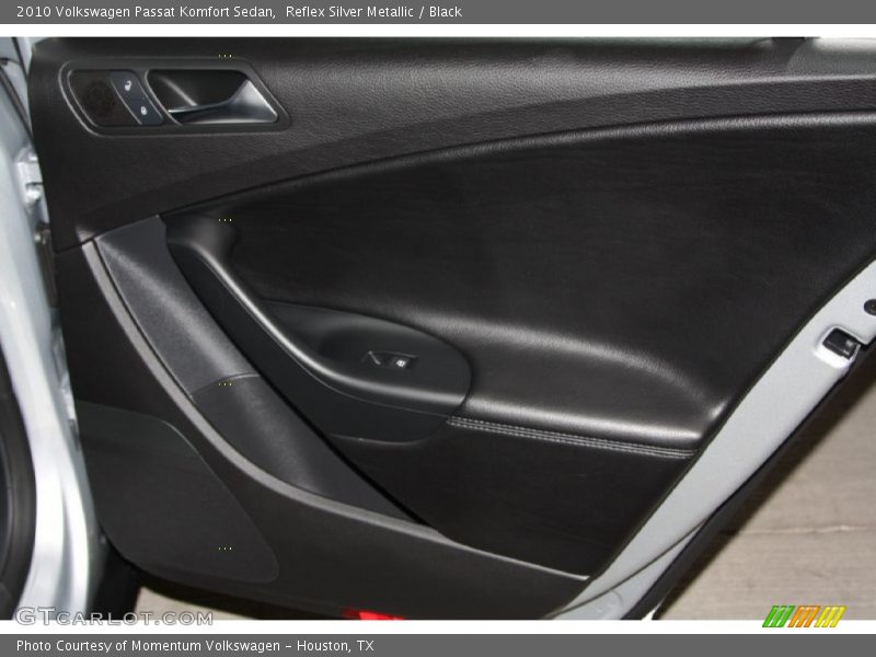 Reflex Silver Metallic / Black 2010 Volkswagen Passat Komfort Sedan