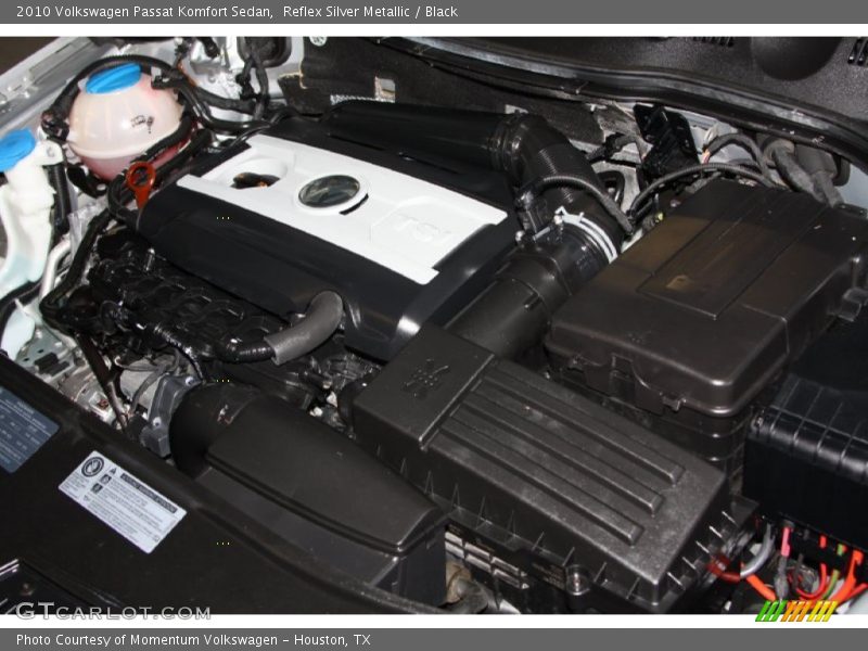 Reflex Silver Metallic / Black 2010 Volkswagen Passat Komfort Sedan