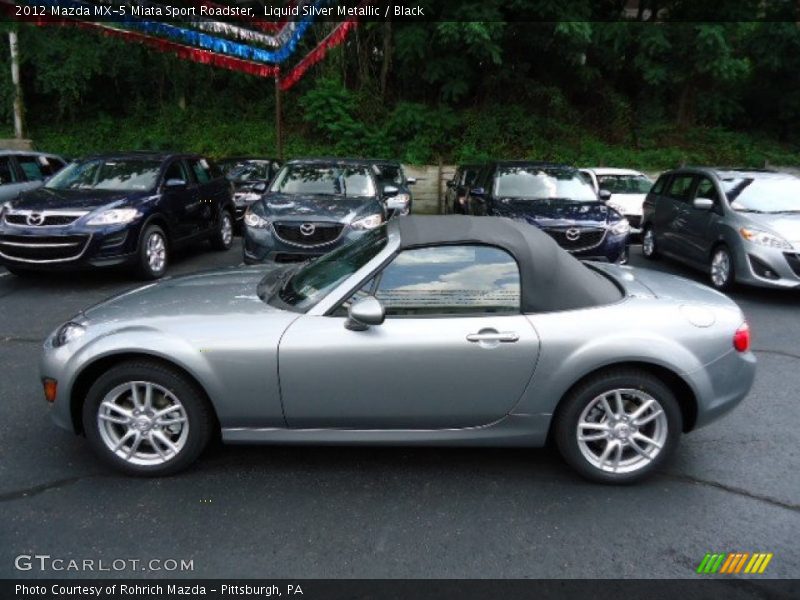  2012 MX-5 Miata Sport Roadster Liquid Silver Metallic