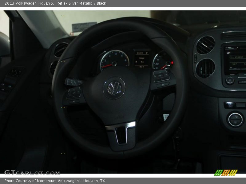 Reflex Silver Metallic / Black 2013 Volkswagen Tiguan S