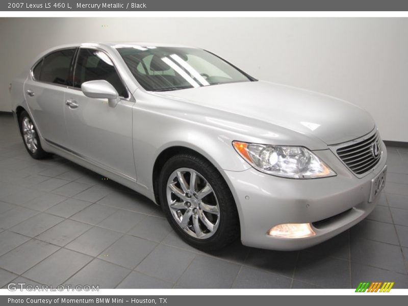 Mercury Metallic / Black 2007 Lexus LS 460 L