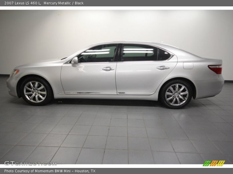 Mercury Metallic / Black 2007 Lexus LS 460 L