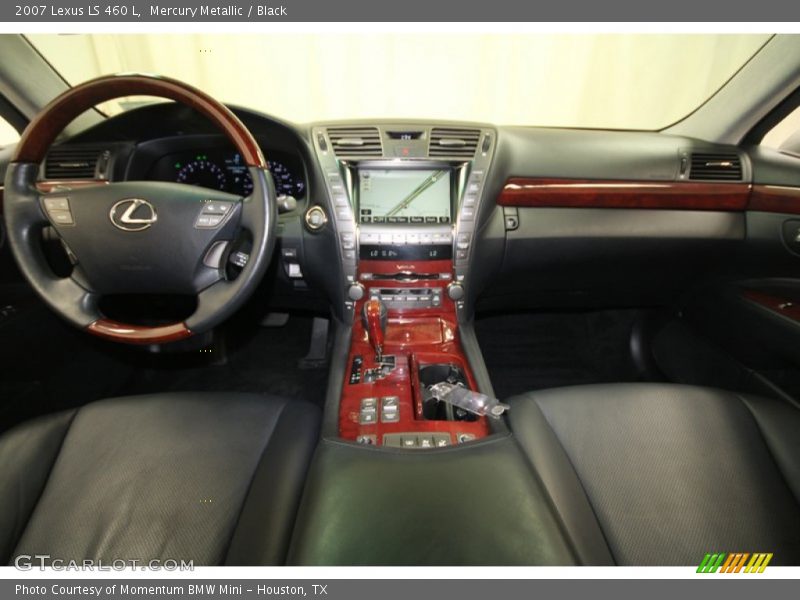 Mercury Metallic / Black 2007 Lexus LS 460 L