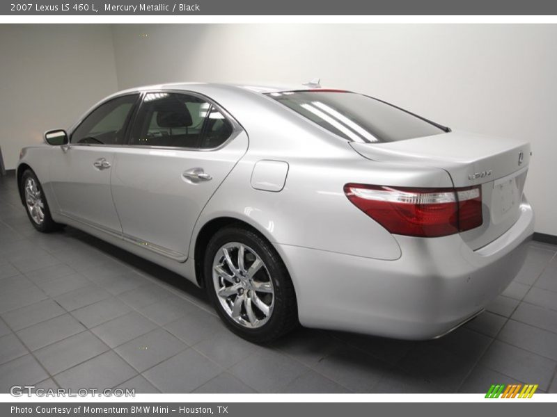Mercury Metallic / Black 2007 Lexus LS 460 L