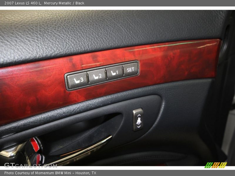 Mercury Metallic / Black 2007 Lexus LS 460 L