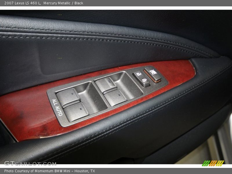 Mercury Metallic / Black 2007 Lexus LS 460 L