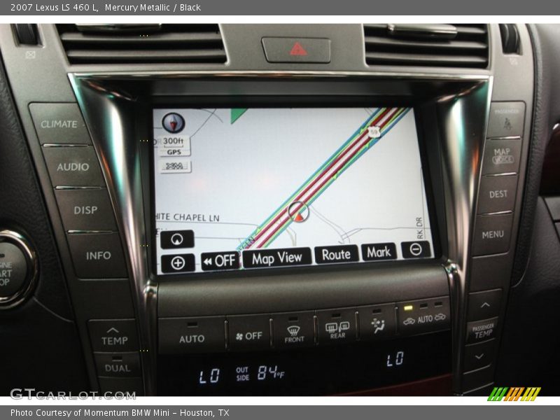 Mercury Metallic / Black 2007 Lexus LS 460 L