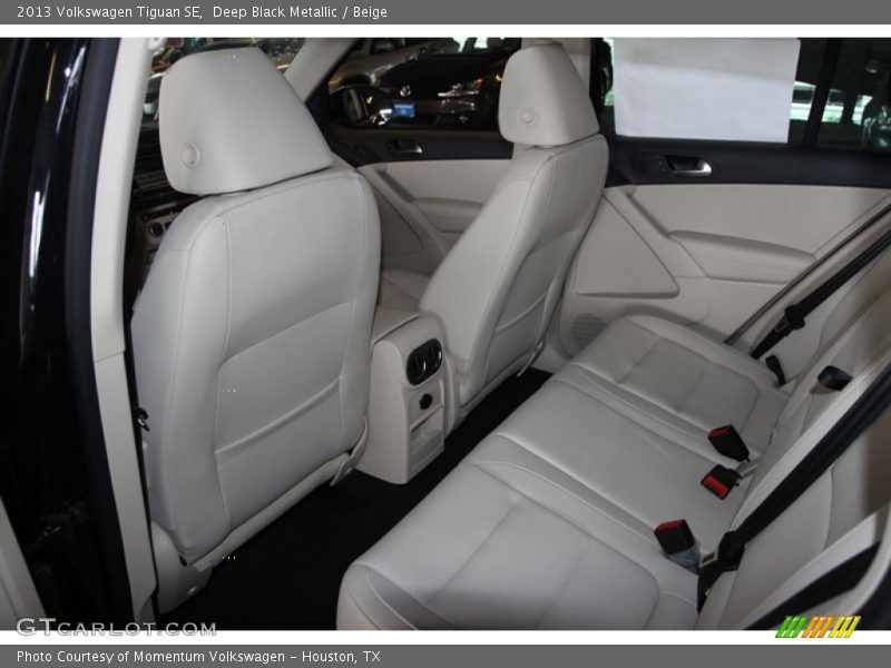 Deep Black Metallic / Beige 2013 Volkswagen Tiguan SE