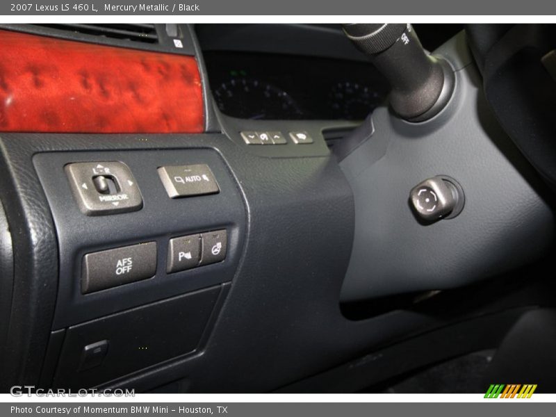Mercury Metallic / Black 2007 Lexus LS 460 L