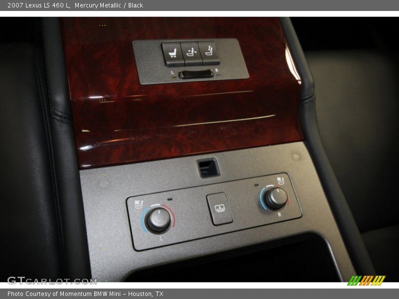 Mercury Metallic / Black 2007 Lexus LS 460 L