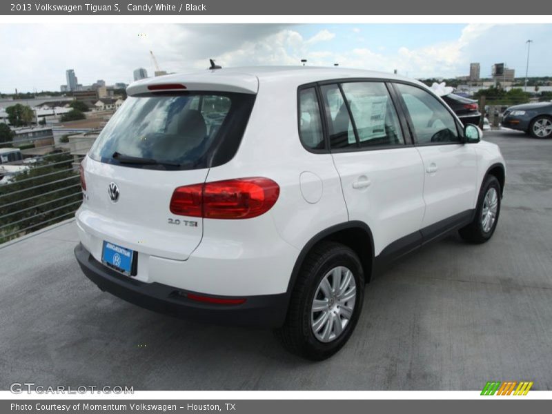 Candy White / Black 2013 Volkswagen Tiguan S