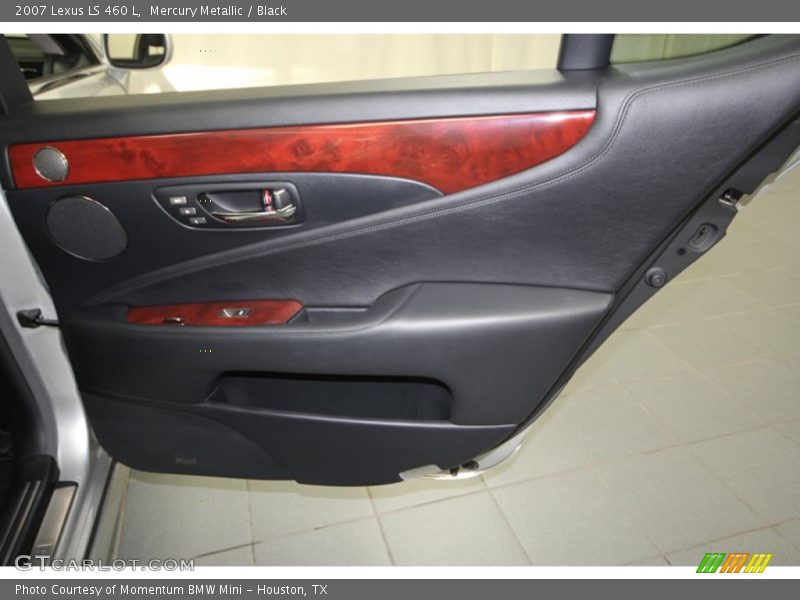 Mercury Metallic / Black 2007 Lexus LS 460 L