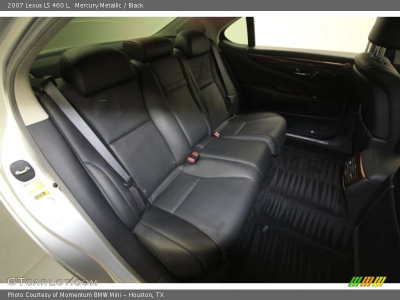 Mercury Metallic / Black 2007 Lexus LS 460 L
