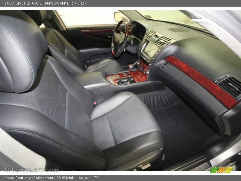 Mercury Metallic / Black 2007 Lexus LS 460 L
