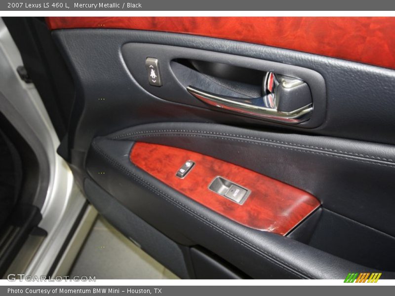 Mercury Metallic / Black 2007 Lexus LS 460 L