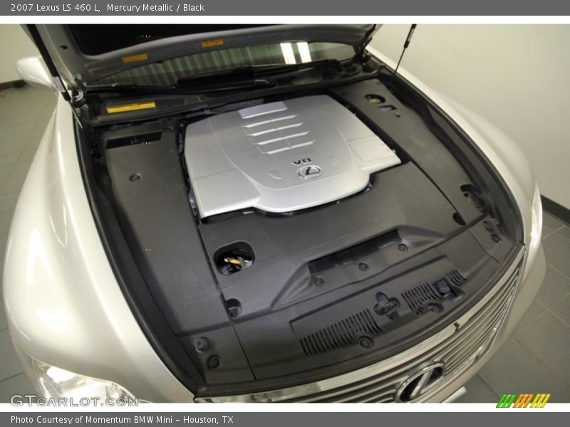 Mercury Metallic / Black 2007 Lexus LS 460 L