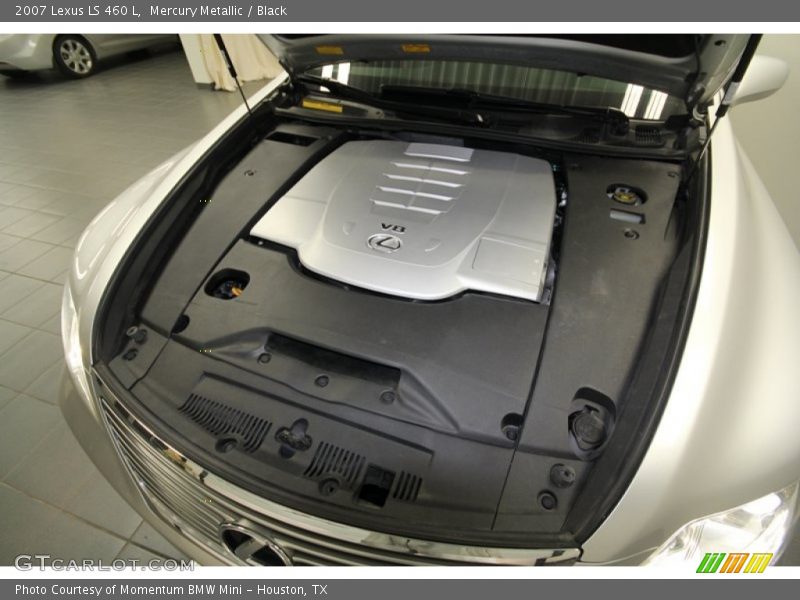 Mercury Metallic / Black 2007 Lexus LS 460 L