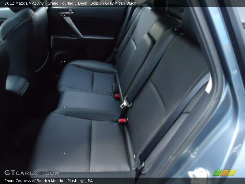 Dolphin Gray Mica / Black 2012 Mazda MAZDA3 i Grand Touring 5 Door