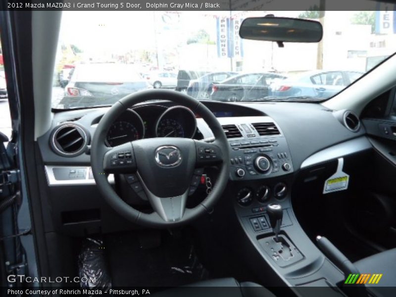 Dashboard of 2012 MAZDA3 i Grand Touring 5 Door