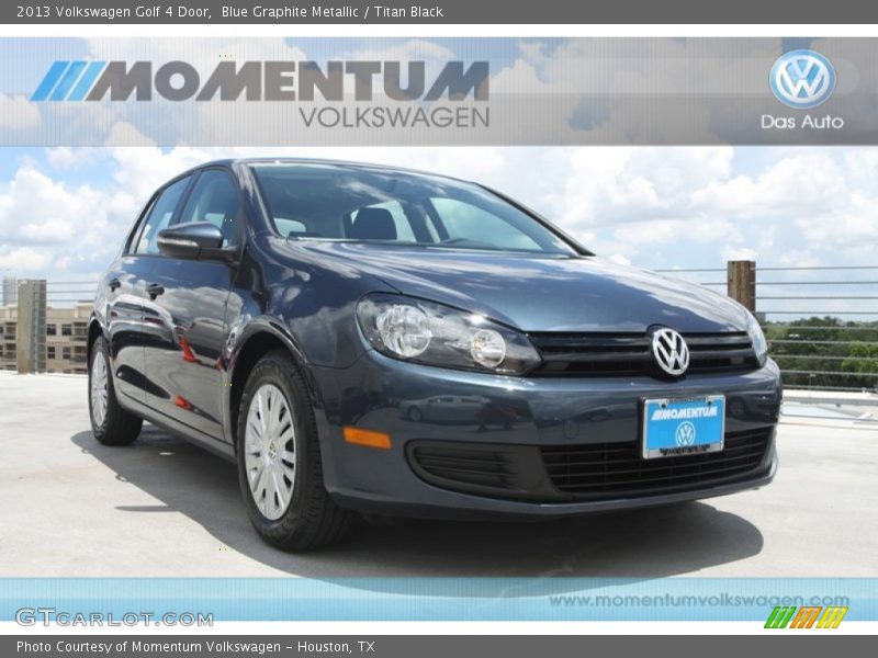 Blue Graphite Metallic / Titan Black 2013 Volkswagen Golf 4 Door