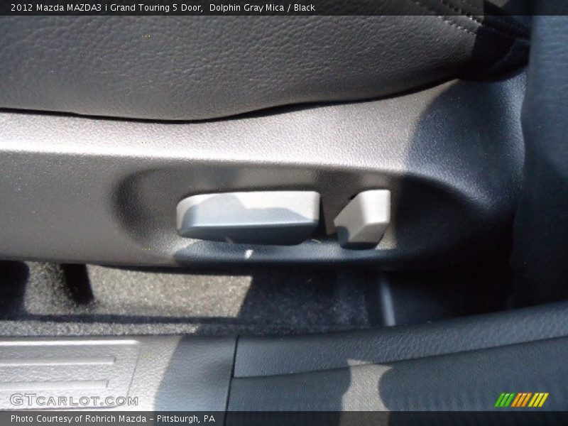 Dolphin Gray Mica / Black 2012 Mazda MAZDA3 i Grand Touring 5 Door
