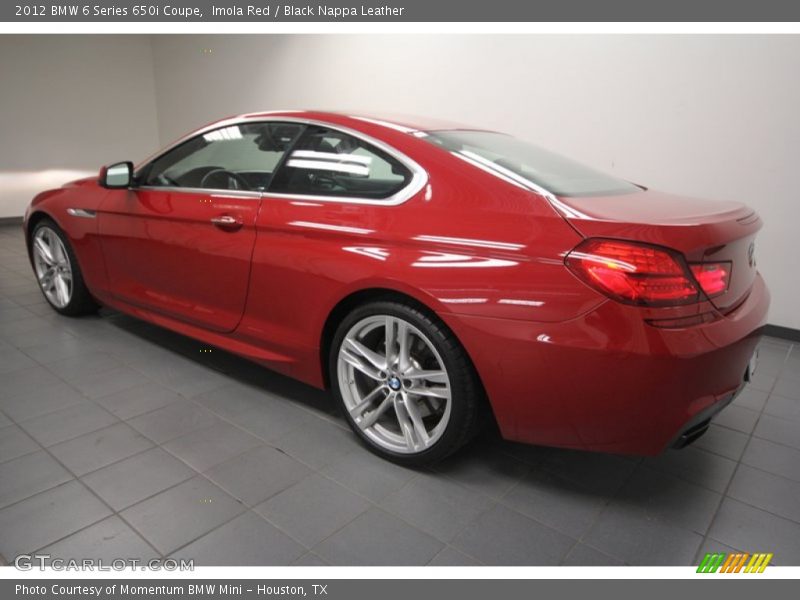  2012 6 Series 650i Coupe Imola Red