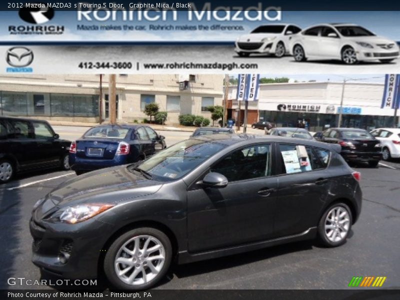 Graphite Mica / Black 2012 Mazda MAZDA3 s Touring 5 Door