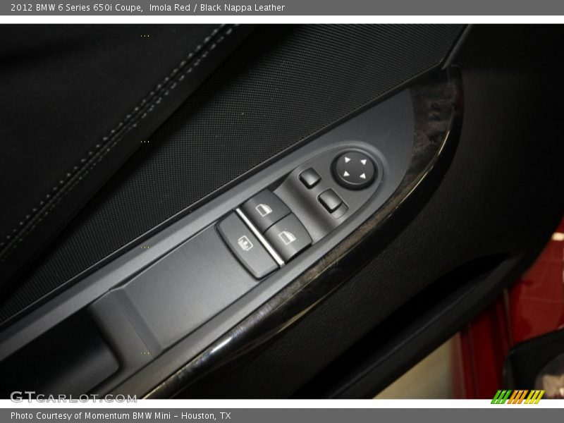 Imola Red / Black Nappa Leather 2012 BMW 6 Series 650i Coupe
