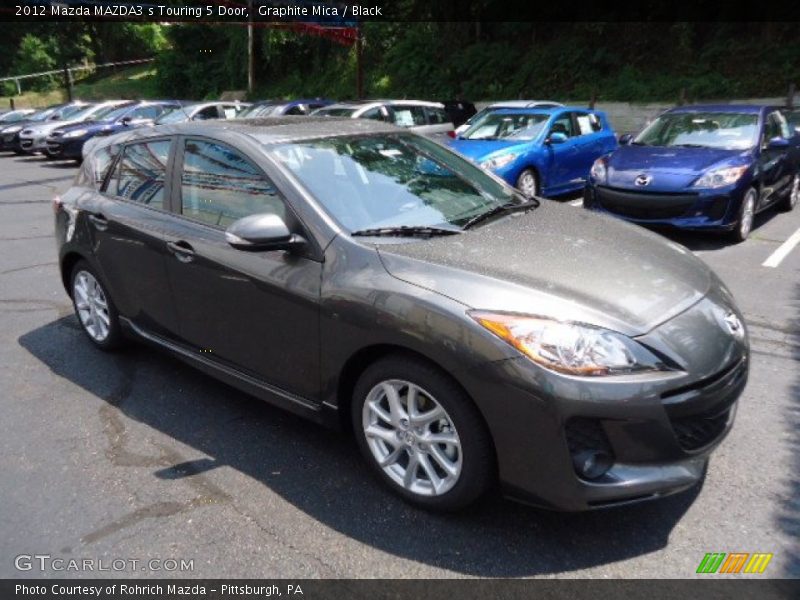 Graphite Mica / Black 2012 Mazda MAZDA3 s Touring 5 Door