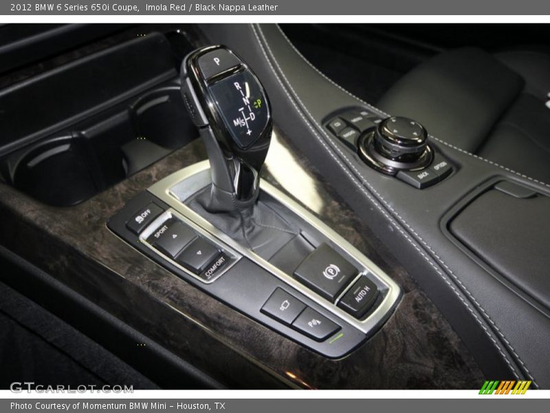  2012 6 Series 650i Coupe 8 Speed Sport Automatic Shifter