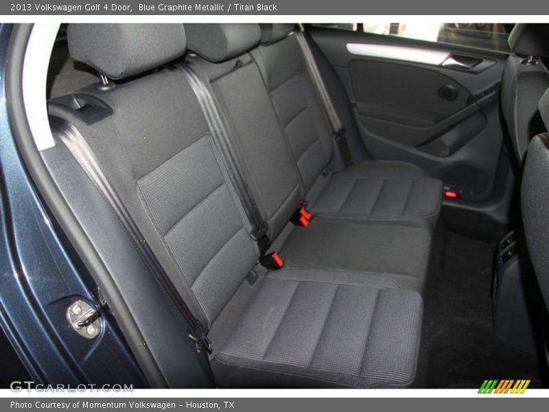 Rear Seat of 2013 Golf 4 Door