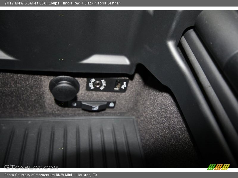 Imola Red / Black Nappa Leather 2012 BMW 6 Series 650i Coupe