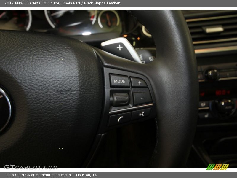 Controls of 2012 6 Series 650i Coupe
