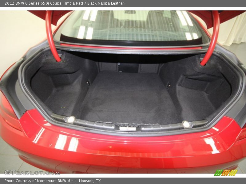  2012 6 Series 650i Coupe Trunk