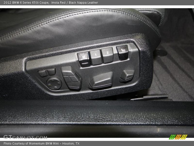 Controls of 2012 6 Series 650i Coupe