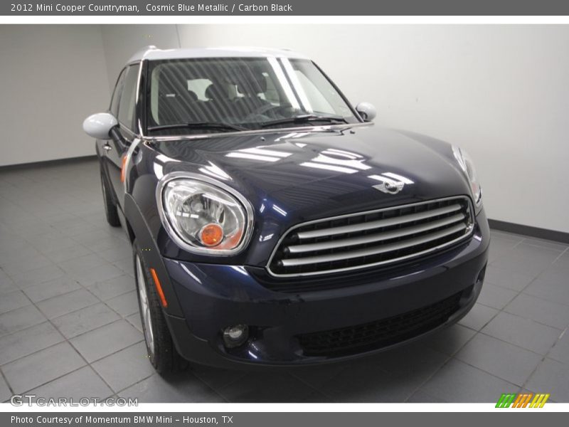 Cosmic Blue Metallic / Carbon Black 2012 Mini Cooper Countryman