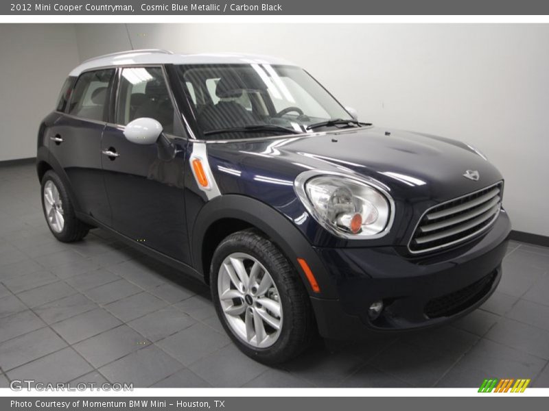Cosmic Blue Metallic / Carbon Black 2012 Mini Cooper Countryman