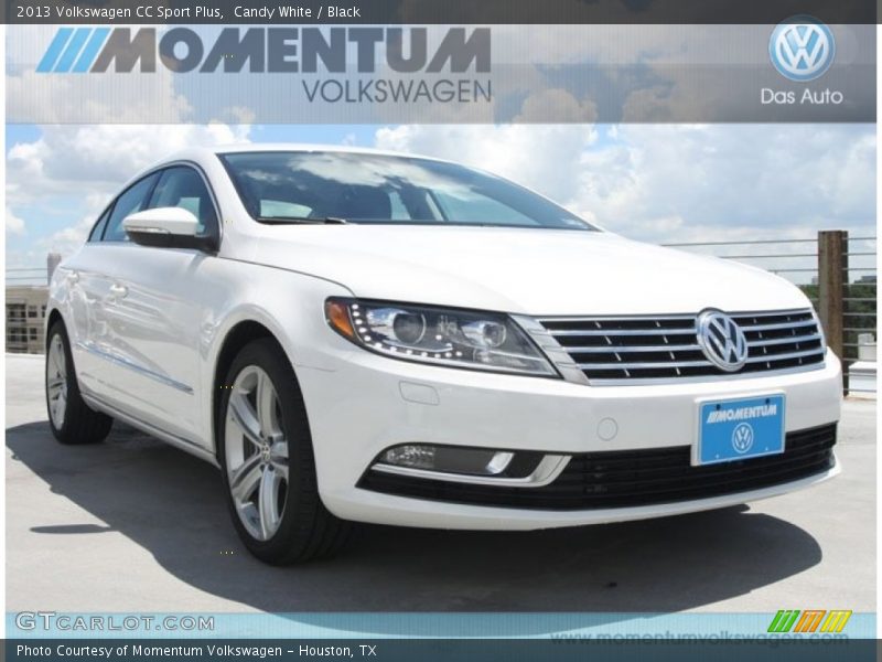 Candy White / Black 2013 Volkswagen CC Sport Plus