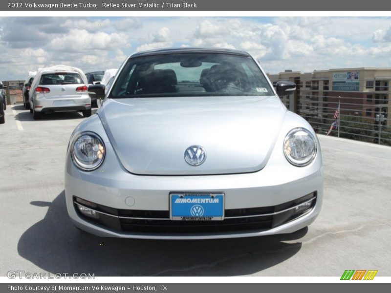 Reflex Silver Metallic / Titan Black 2012 Volkswagen Beetle Turbo