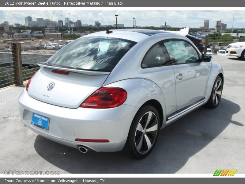 Reflex Silver Metallic / Titan Black 2012 Volkswagen Beetle Turbo
