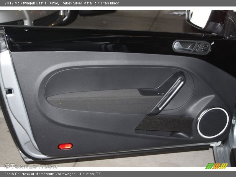 Reflex Silver Metallic / Titan Black 2012 Volkswagen Beetle Turbo