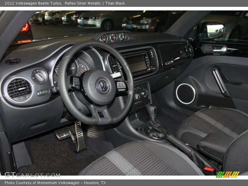 Reflex Silver Metallic / Titan Black 2012 Volkswagen Beetle Turbo