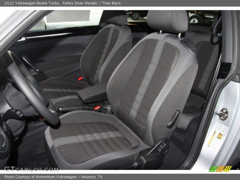 Reflex Silver Metallic / Titan Black 2012 Volkswagen Beetle Turbo