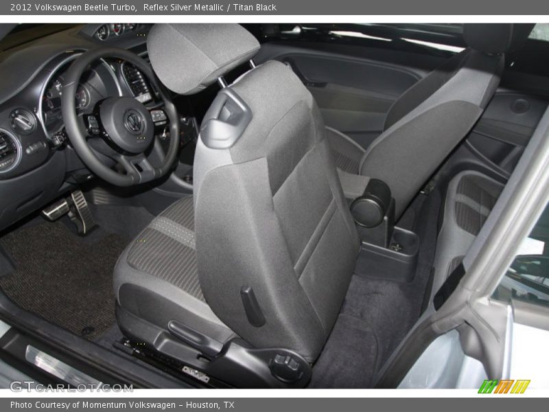 Reflex Silver Metallic / Titan Black 2012 Volkswagen Beetle Turbo