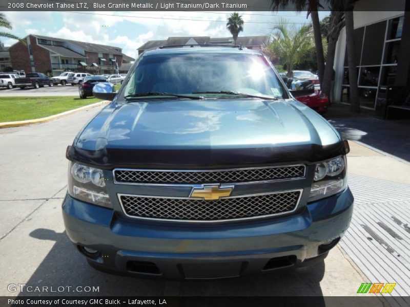 Blue Granite Metallic / Light Titanium/Dark Titanium 2008 Chevrolet Tahoe LTZ