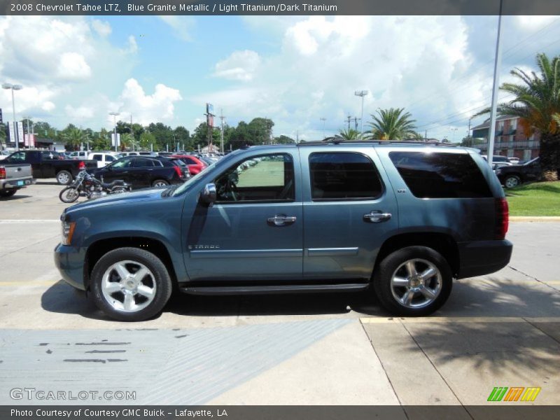 Blue Granite Metallic / Light Titanium/Dark Titanium 2008 Chevrolet Tahoe LTZ
